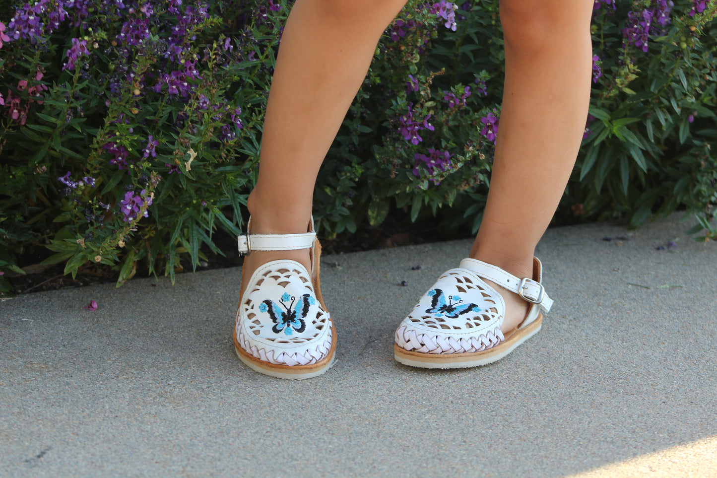 Mariposa azul Huarache for girls