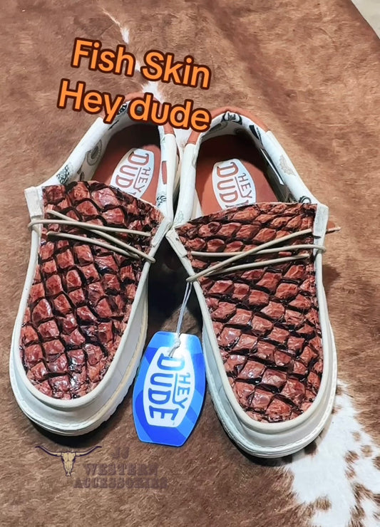 Fish Skin Heydude Custom